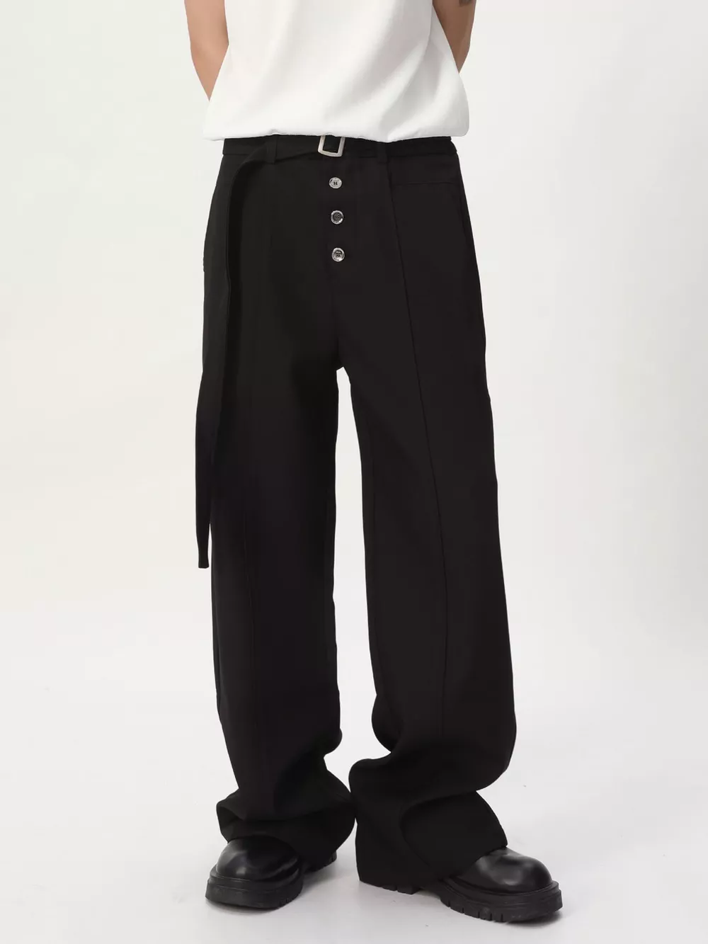 Men's High-Waisted Wide-Leg Pants, image 13