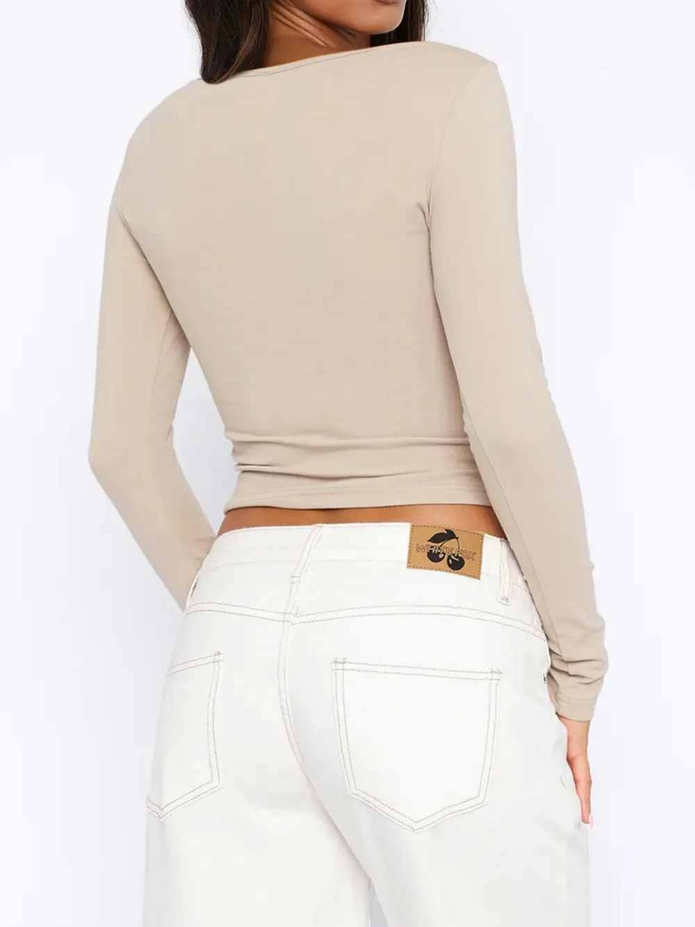 Button Down Long Sleeve Top, image 3