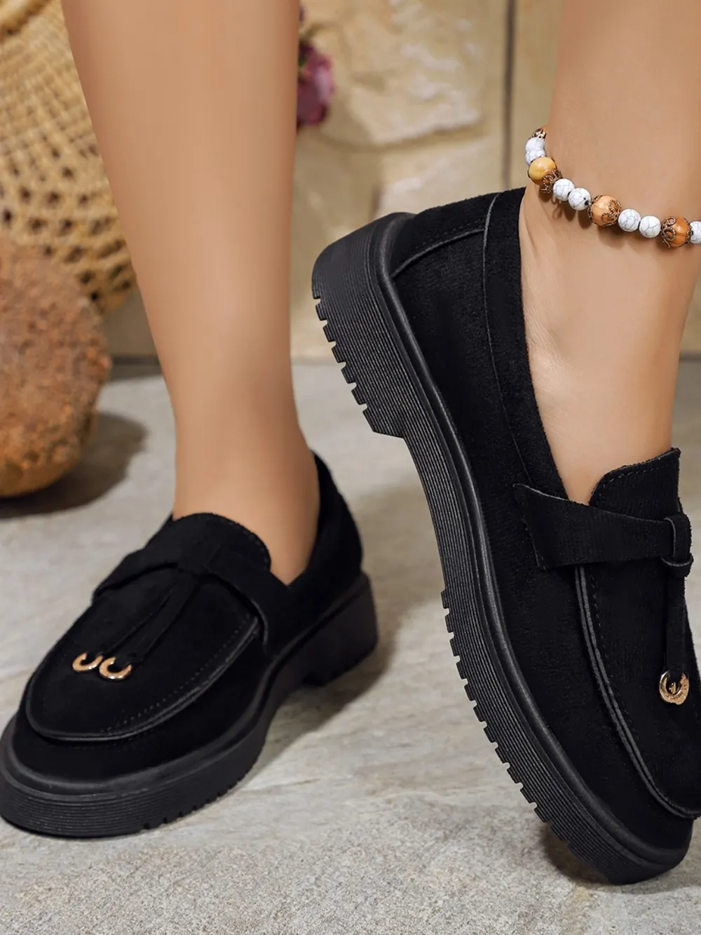 Round Toe Flat Slip-Ons, image 4