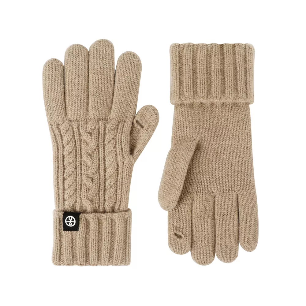 Cable Knit Touchscreen Gloves, image 7