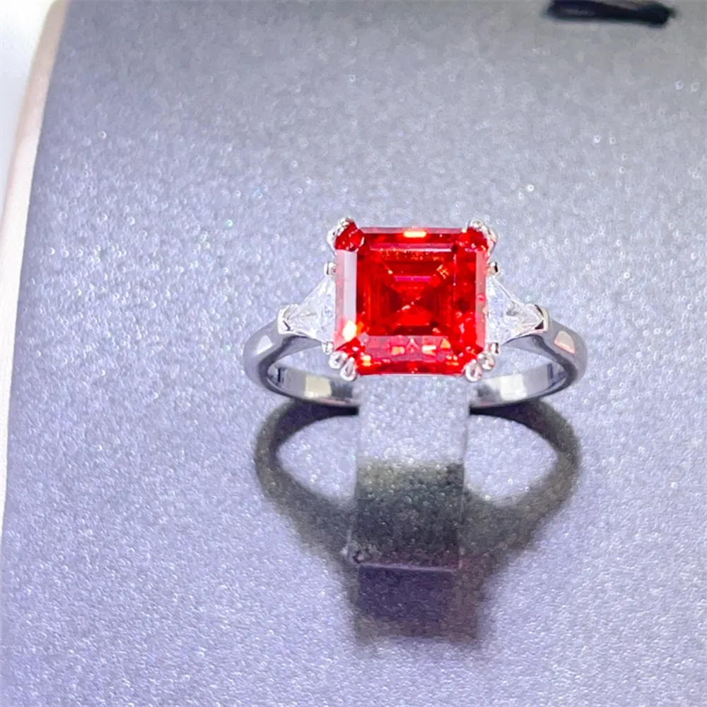 3 Carat Moissanite 925 Sterling Silver Ring, image 3