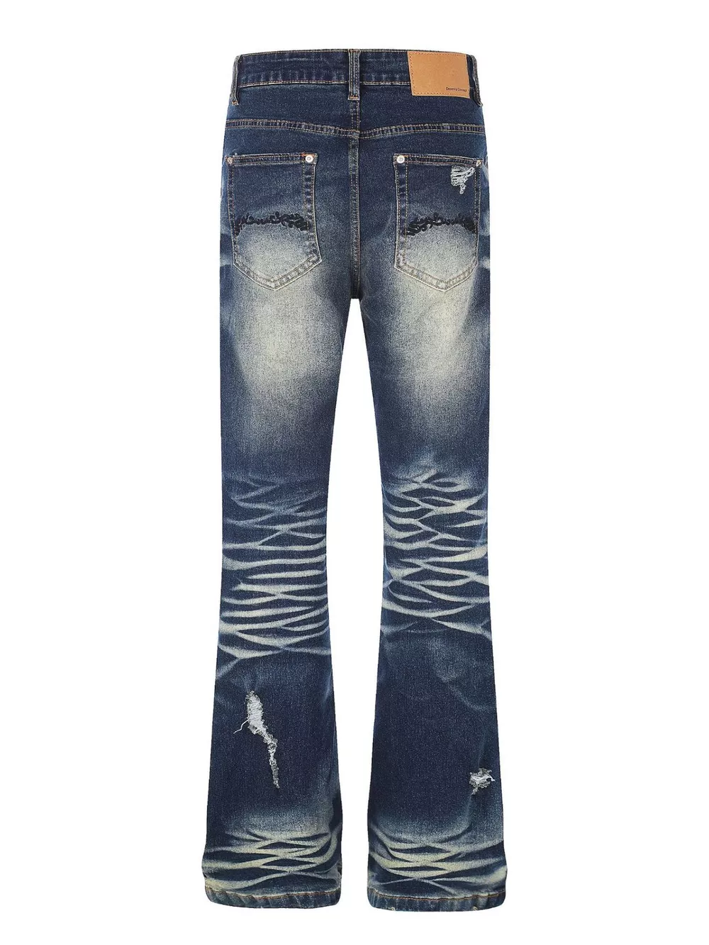 Men's Washed Flare Jeans, image 3
