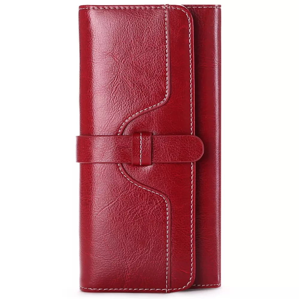 Leather Long Wallet
