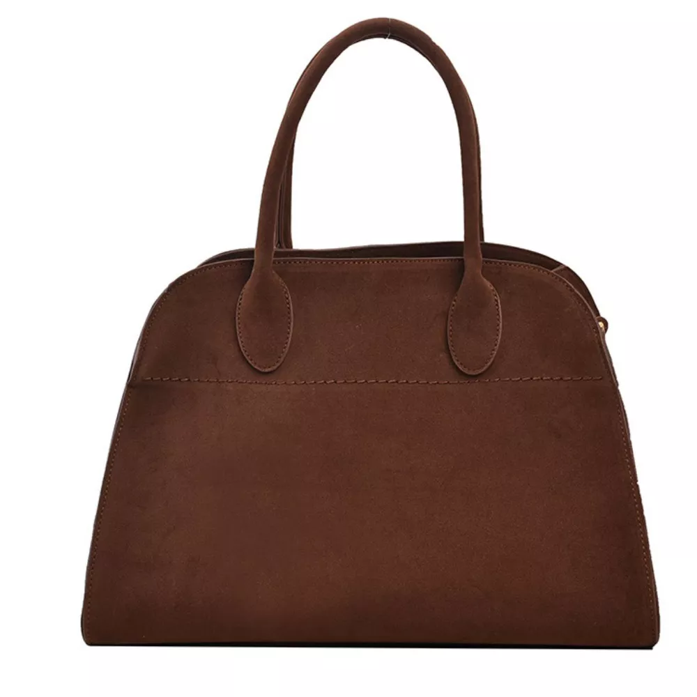 Suede Leather Large Handbag, image 8