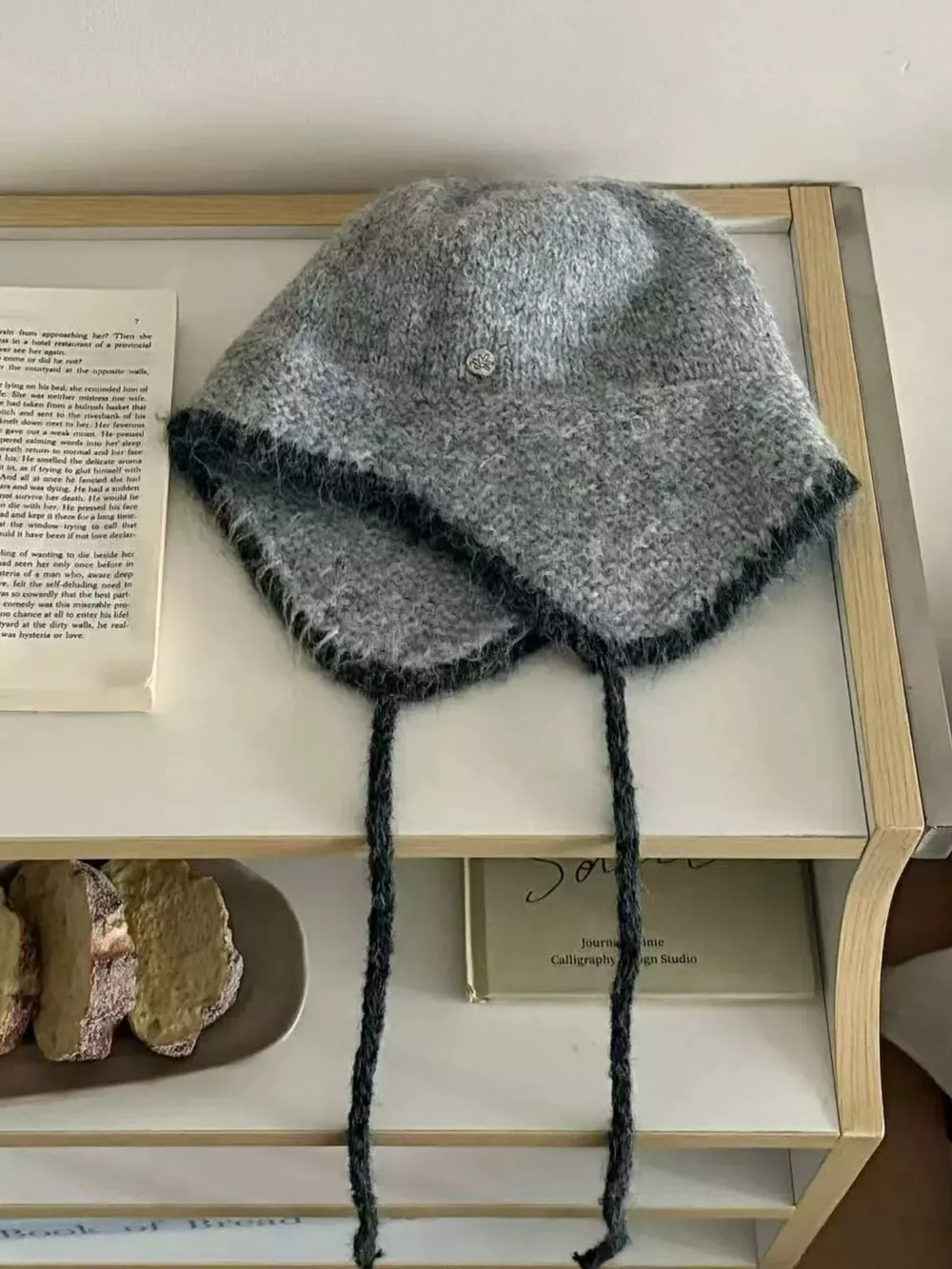 Contrast Trim Hat with Ear Flaps, image 5