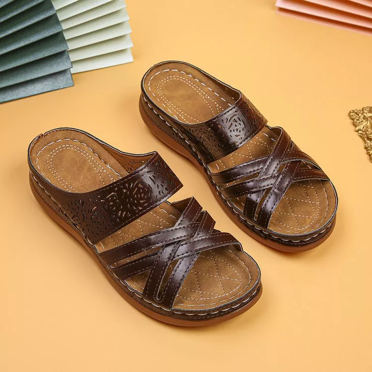 Open Toe Wedge Sandals, image 6