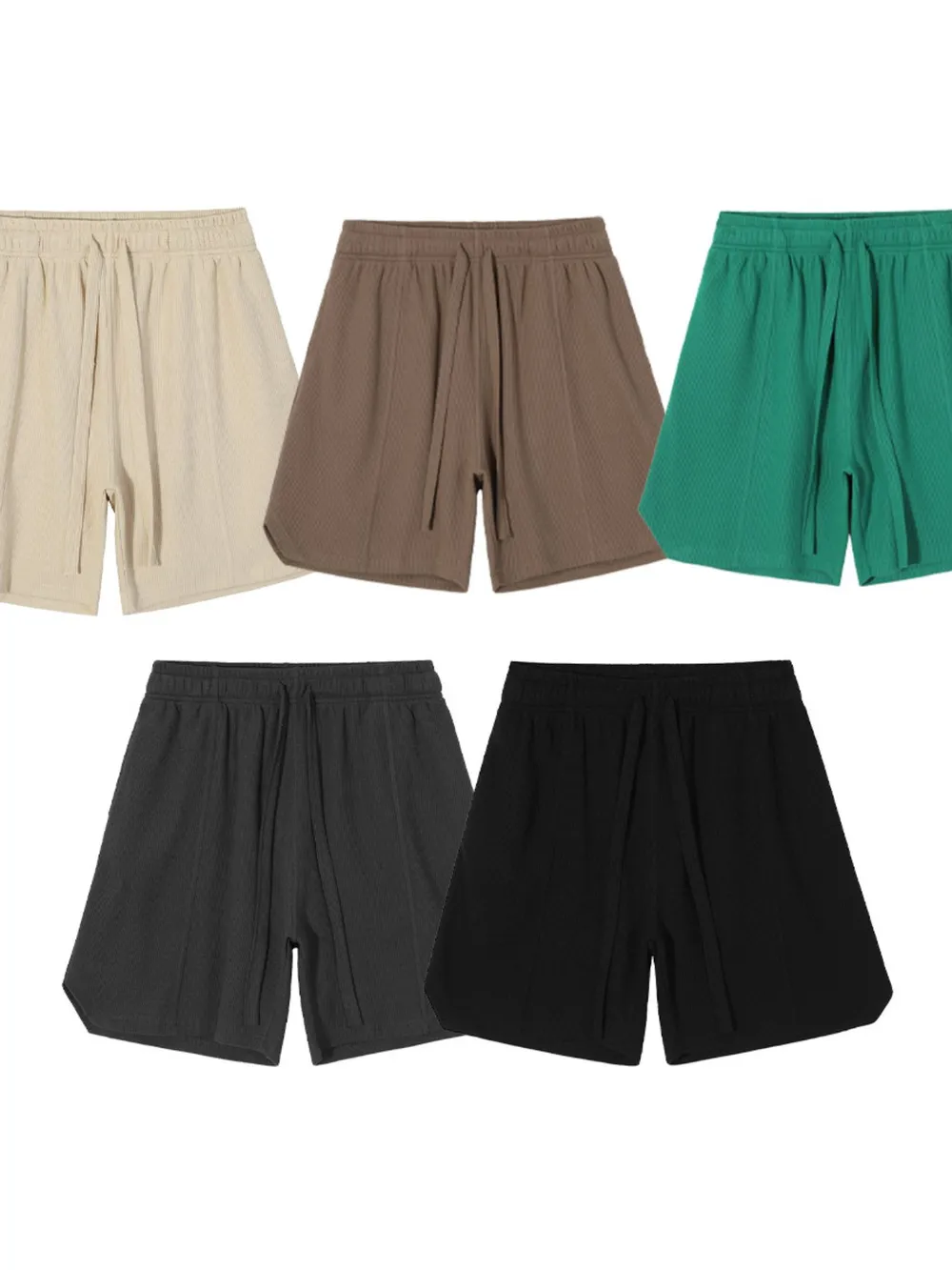 Men's Drawstring Pocketed Shorts, image 4