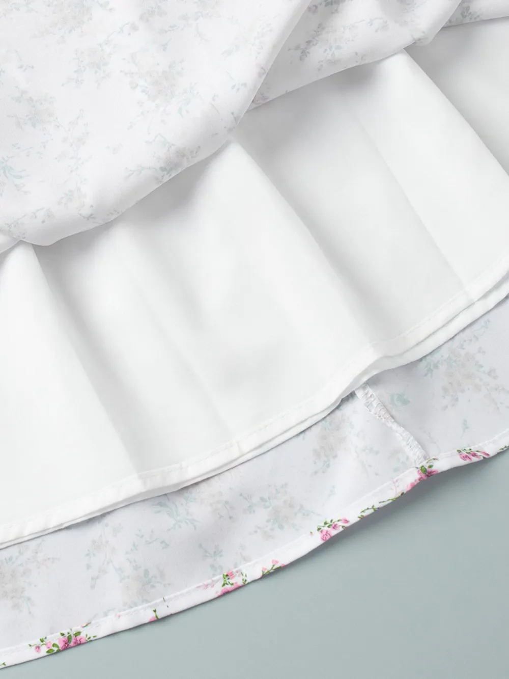 Floral Print Balloon Sleeve Dress, image 12