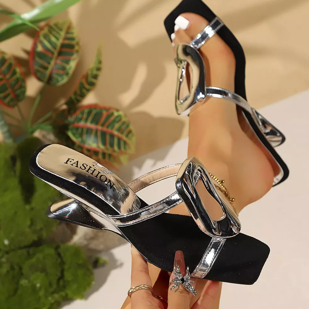 Open Toe Block Heels Sandals, image 7