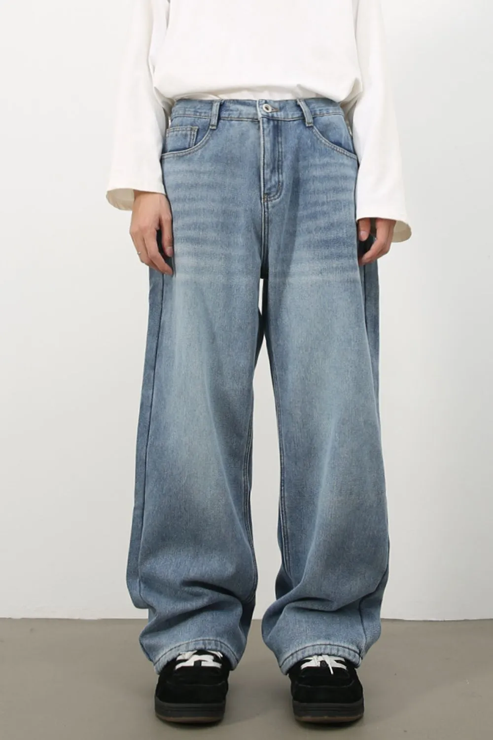Men's Wide Leg Jeans, image 7