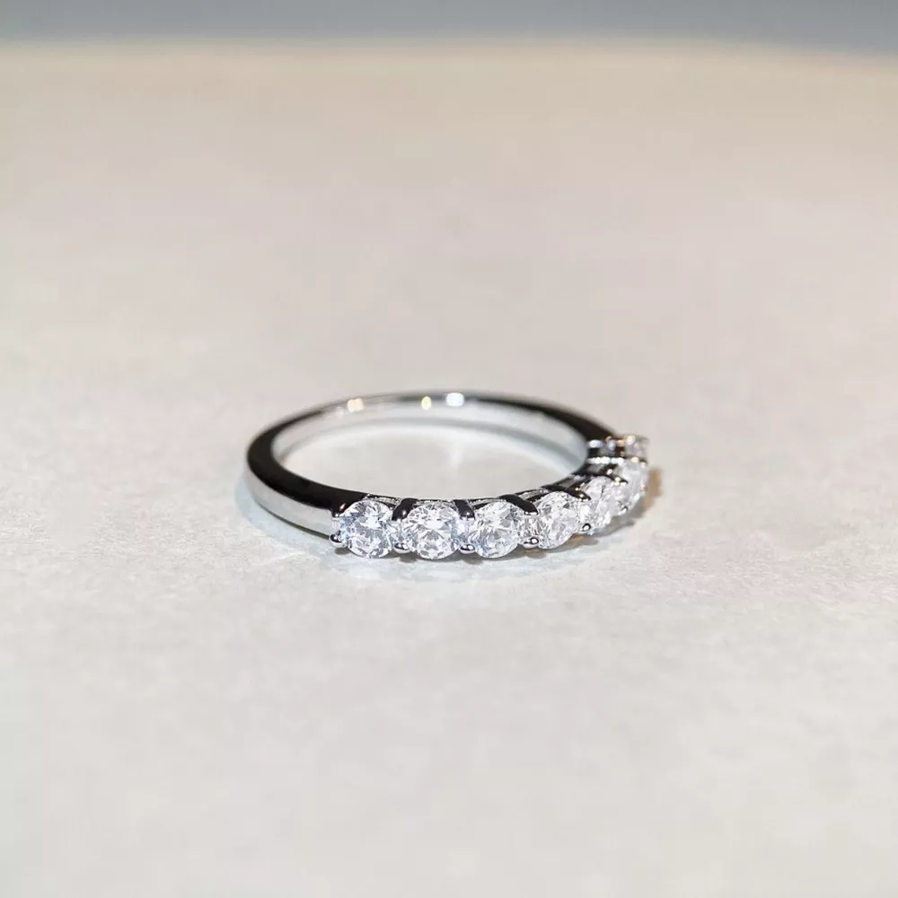 925 Sterling Silver Zircon Ring