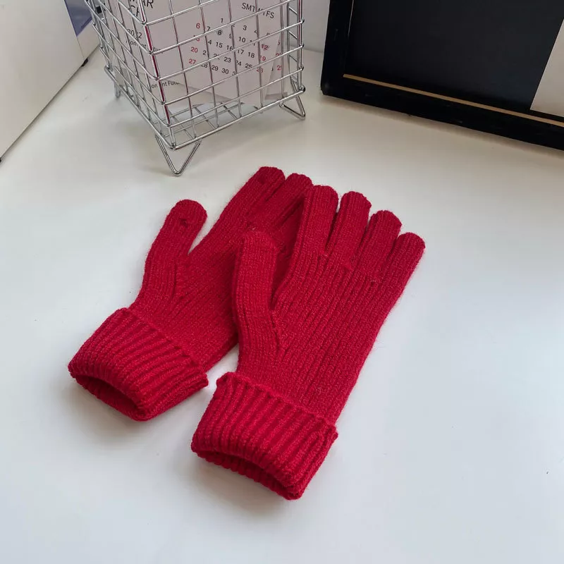 Warm Knitted Winter Gloves, image 2