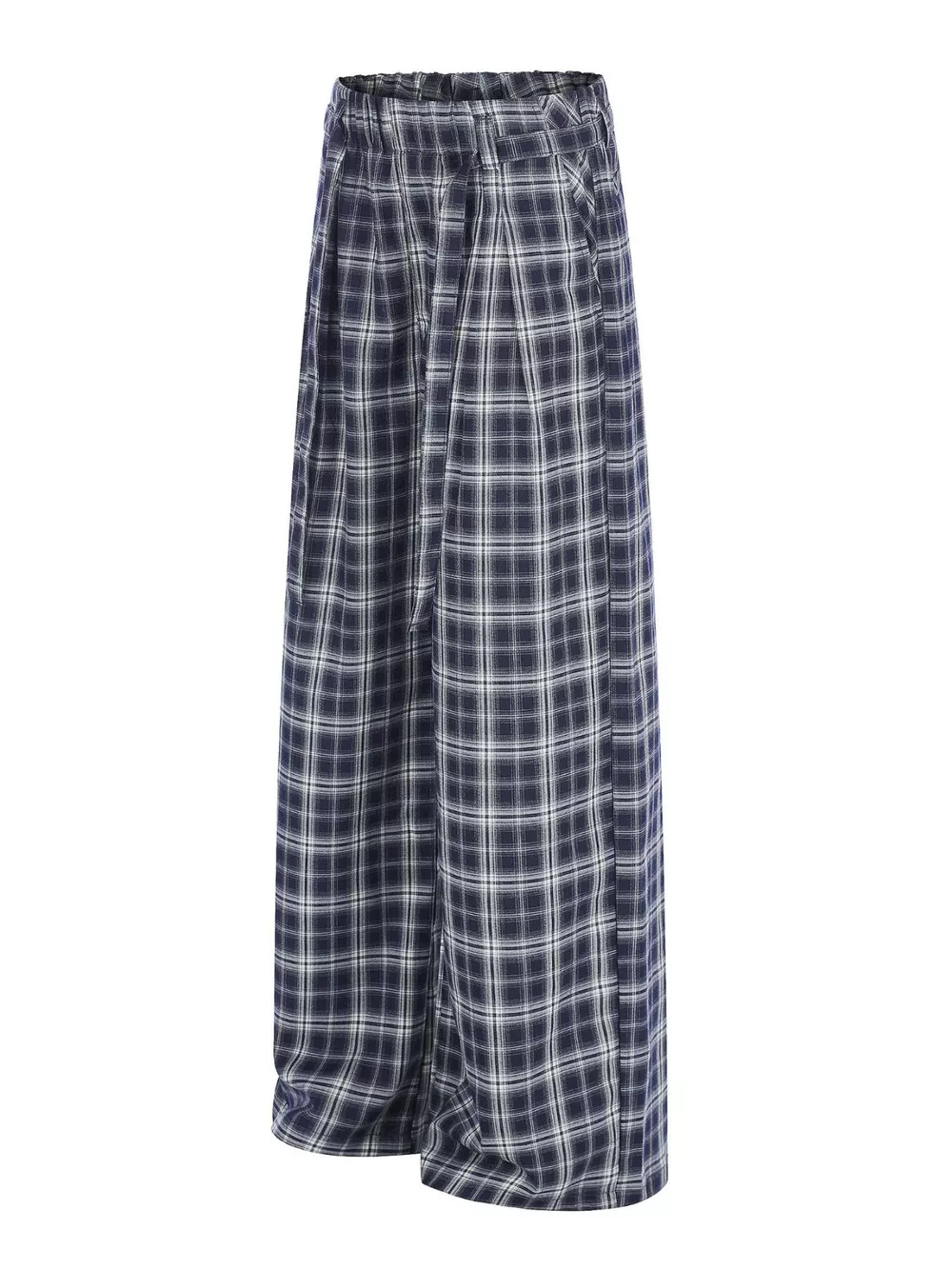 Men's Plaid Wide-Leg Pants, image 2