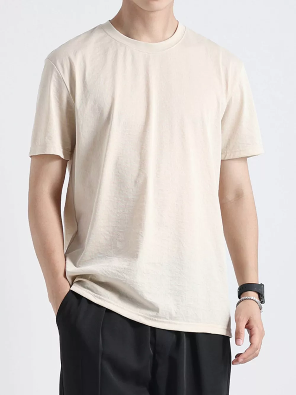 Men's Plus Size Casual Short Sleeve T-Shirt