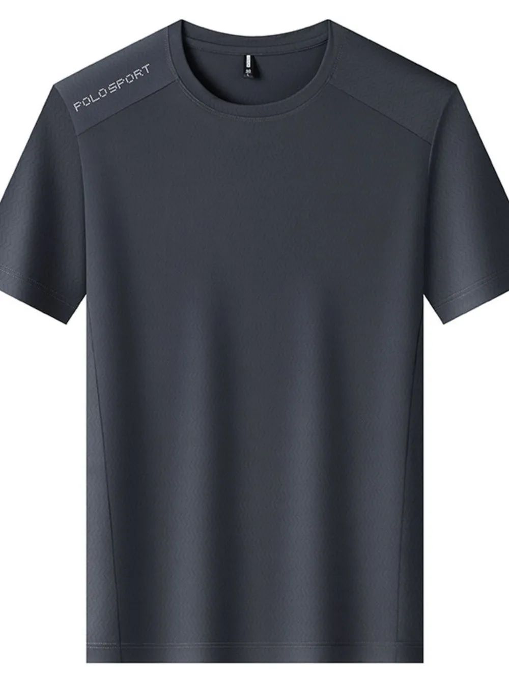 Men's Plus Size Round Neck Short Sleeve T-Shirt, image 2