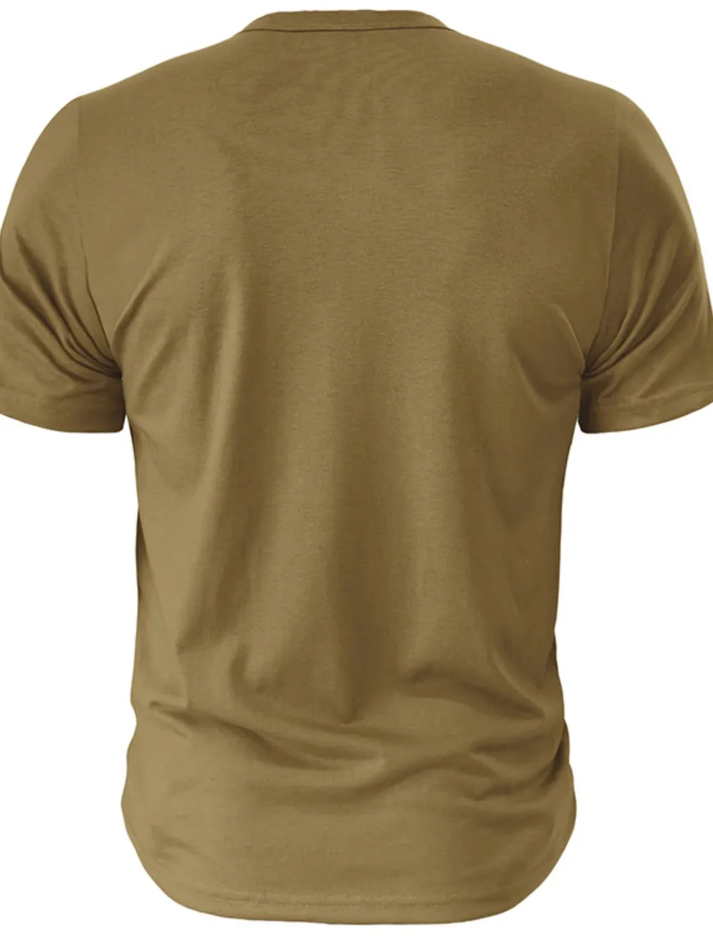 Men's Full Size Casual Henley Short Sleeve Polo Shirt Plus Size, image 3