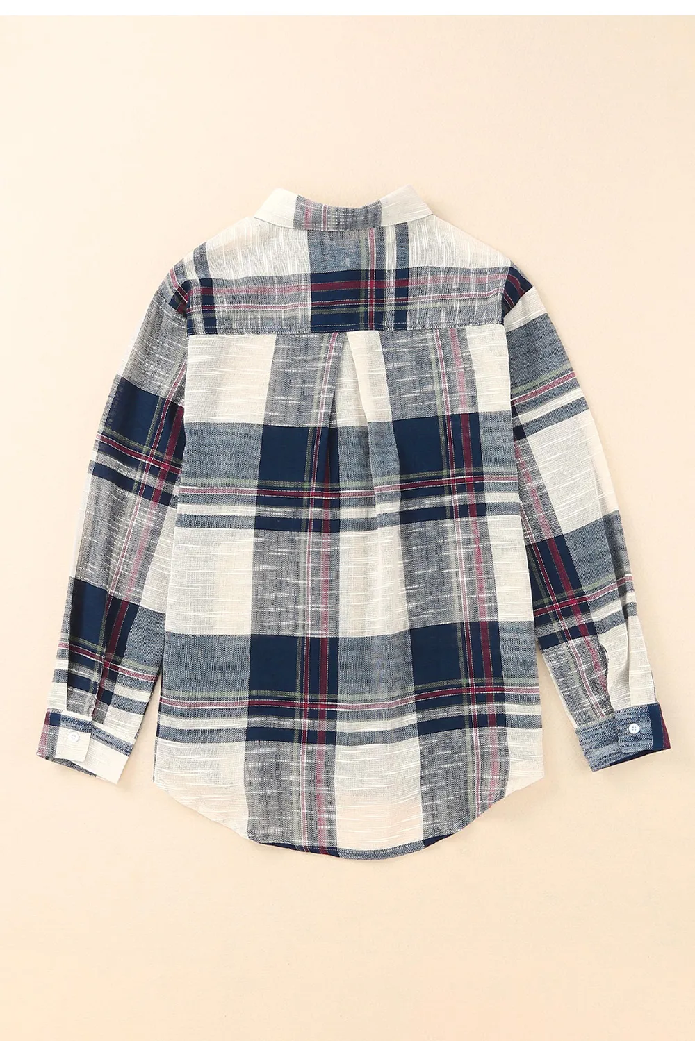 Plaid Button Up Long Sleeve Shirt, image 5