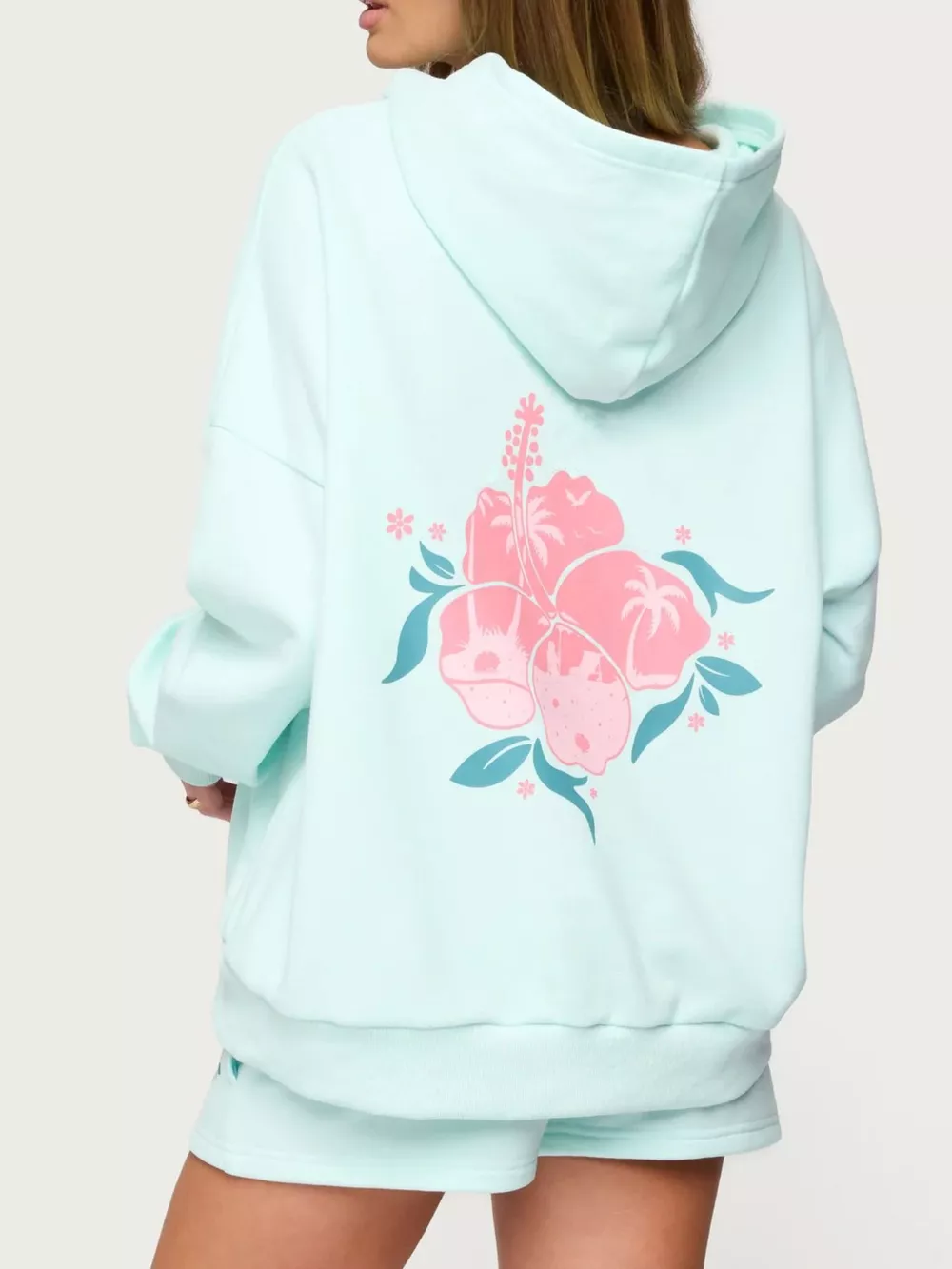Drop Shoulder Graphic Hoodie with Kangaroo Pocket, image 17