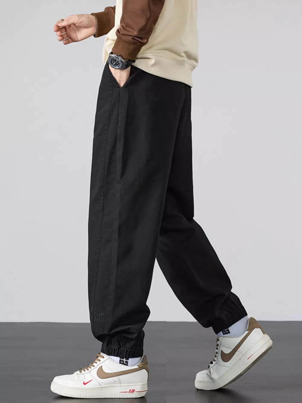 Men's Plus Size Casual Loose Fit Joggers, image 13