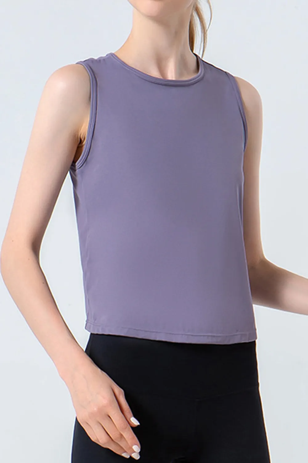 Round Neck Active Tank, image 16
