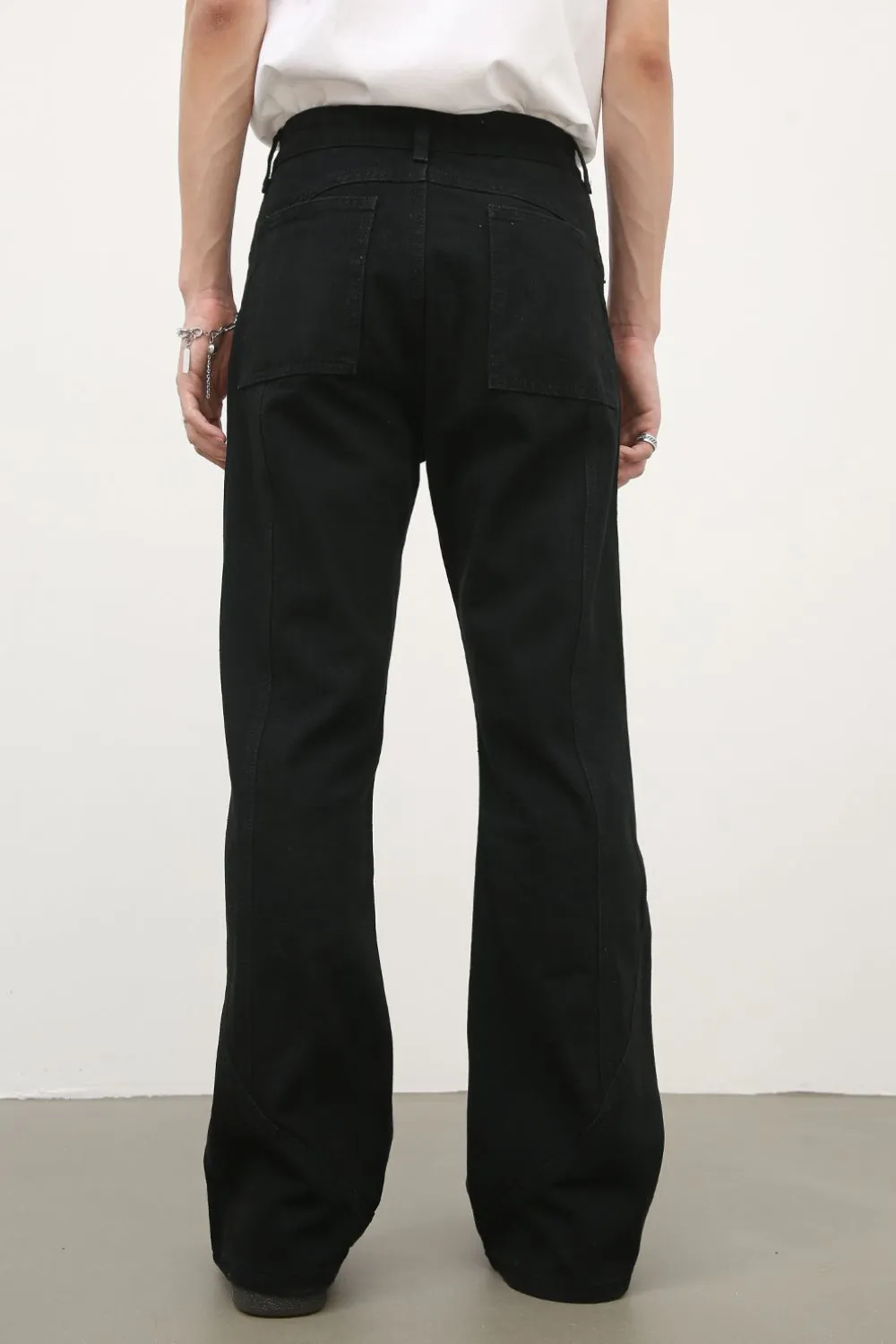 Men's Slim Fit Jeans with Pockets, image 3