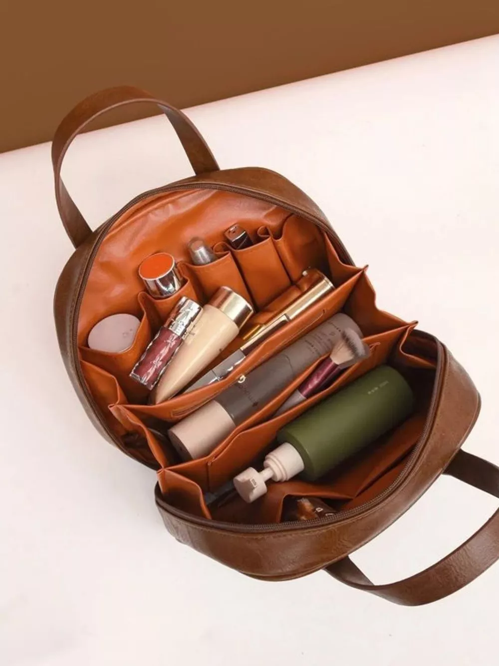 Top Handle Makeup Handbag, image 4
