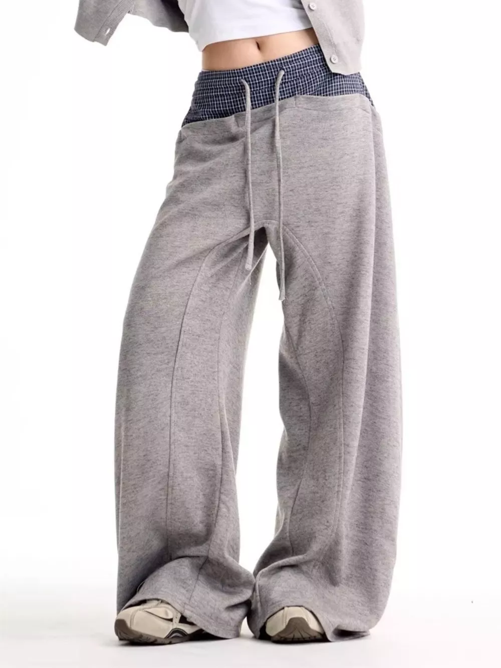 Men's Wide Leg Drawstring Pants, image 2