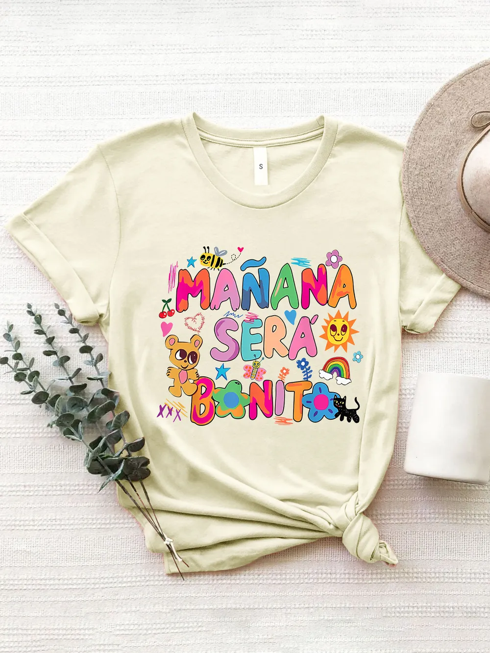 Letter Graphic Round Neck Short Sleeve T-Shirt, image 22