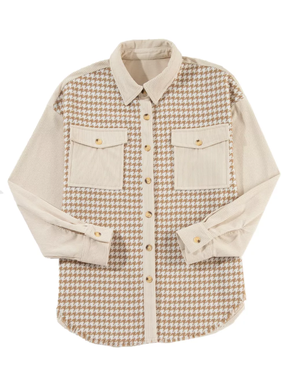Houndstooth Button-Down Jacket, image 9