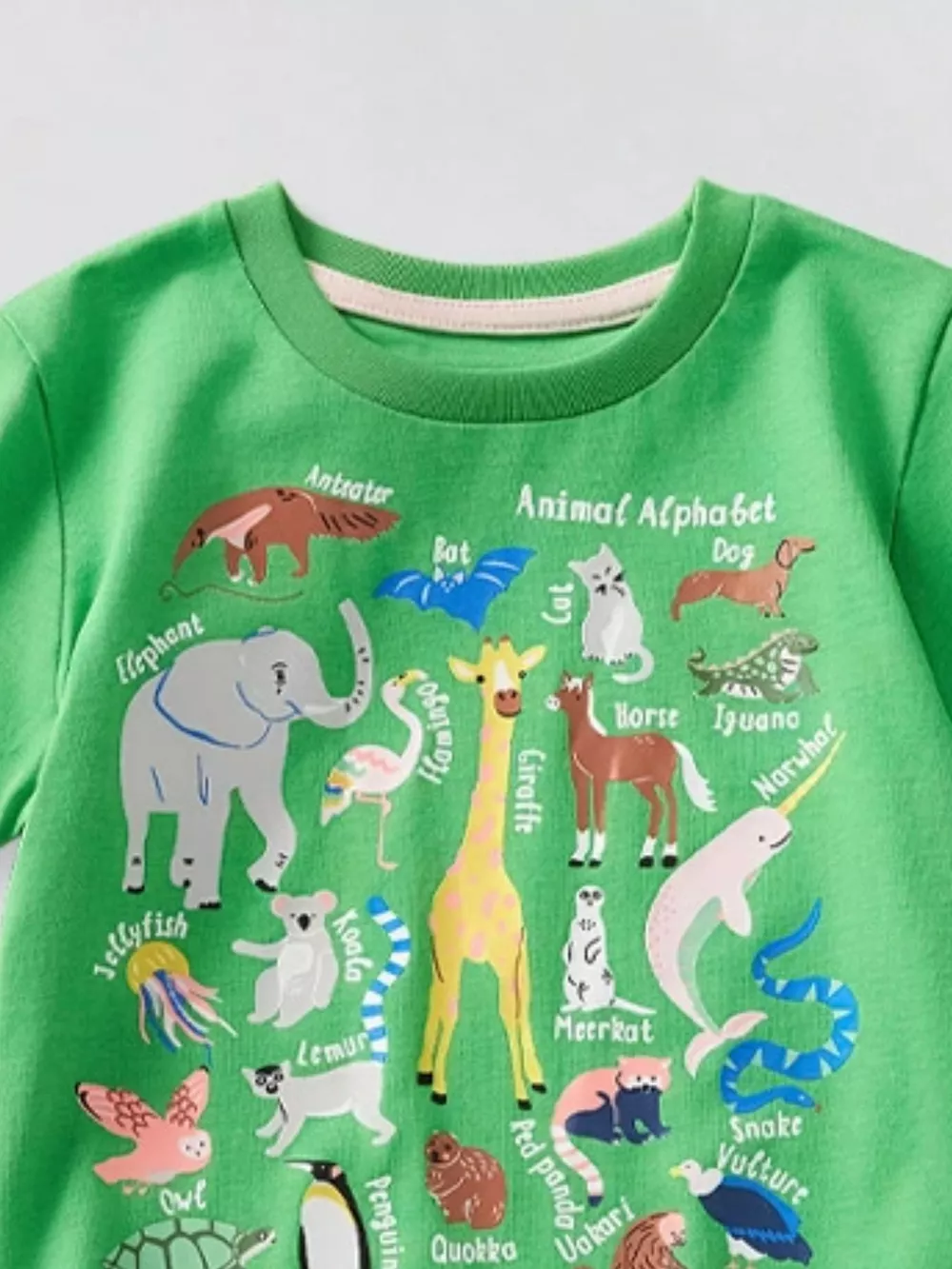 Children's Animal Graphic Short Sleeve T-Shirt, image 9
