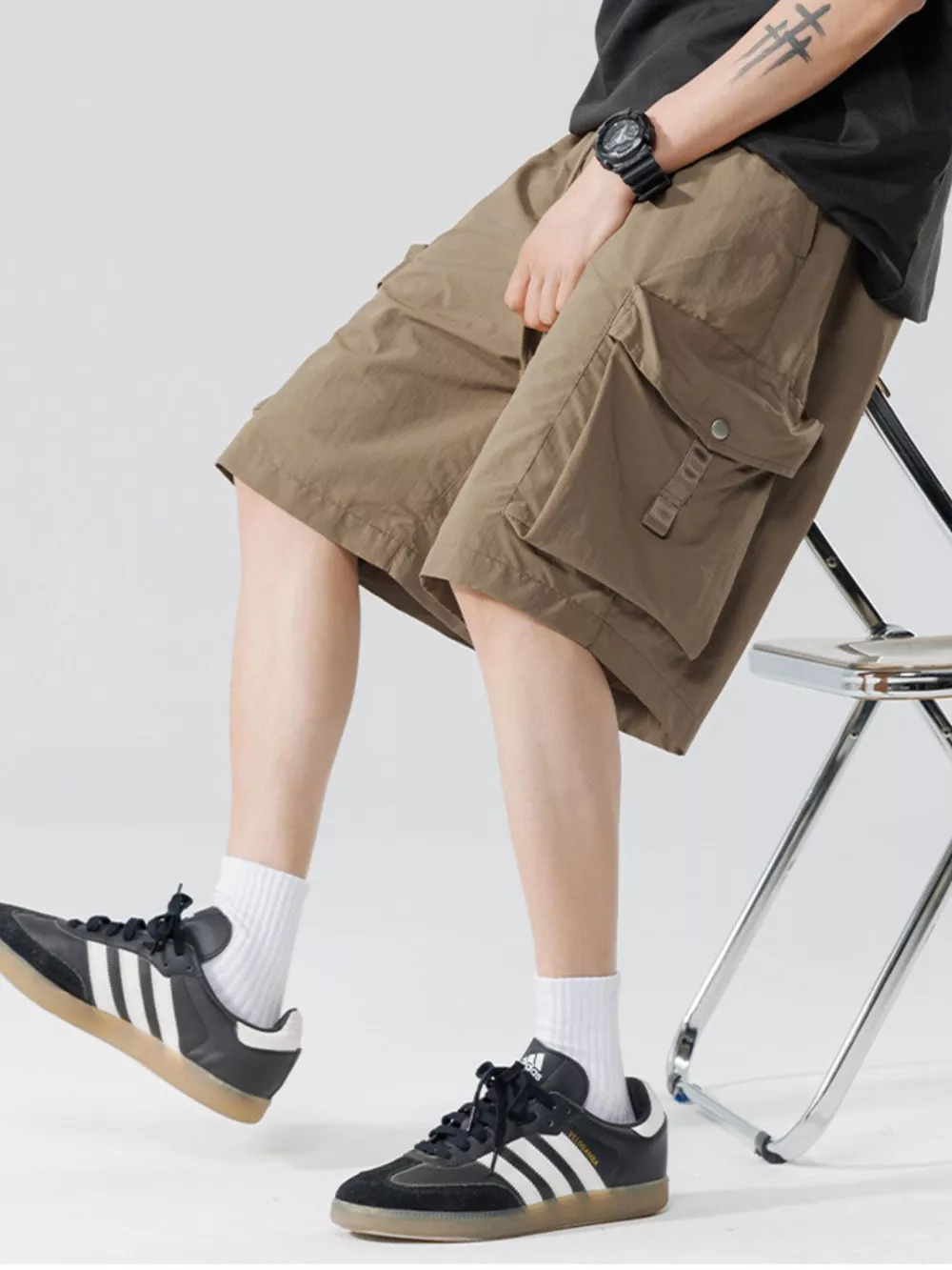 Men's Relaxed Fit Cargo Shorts, image 4