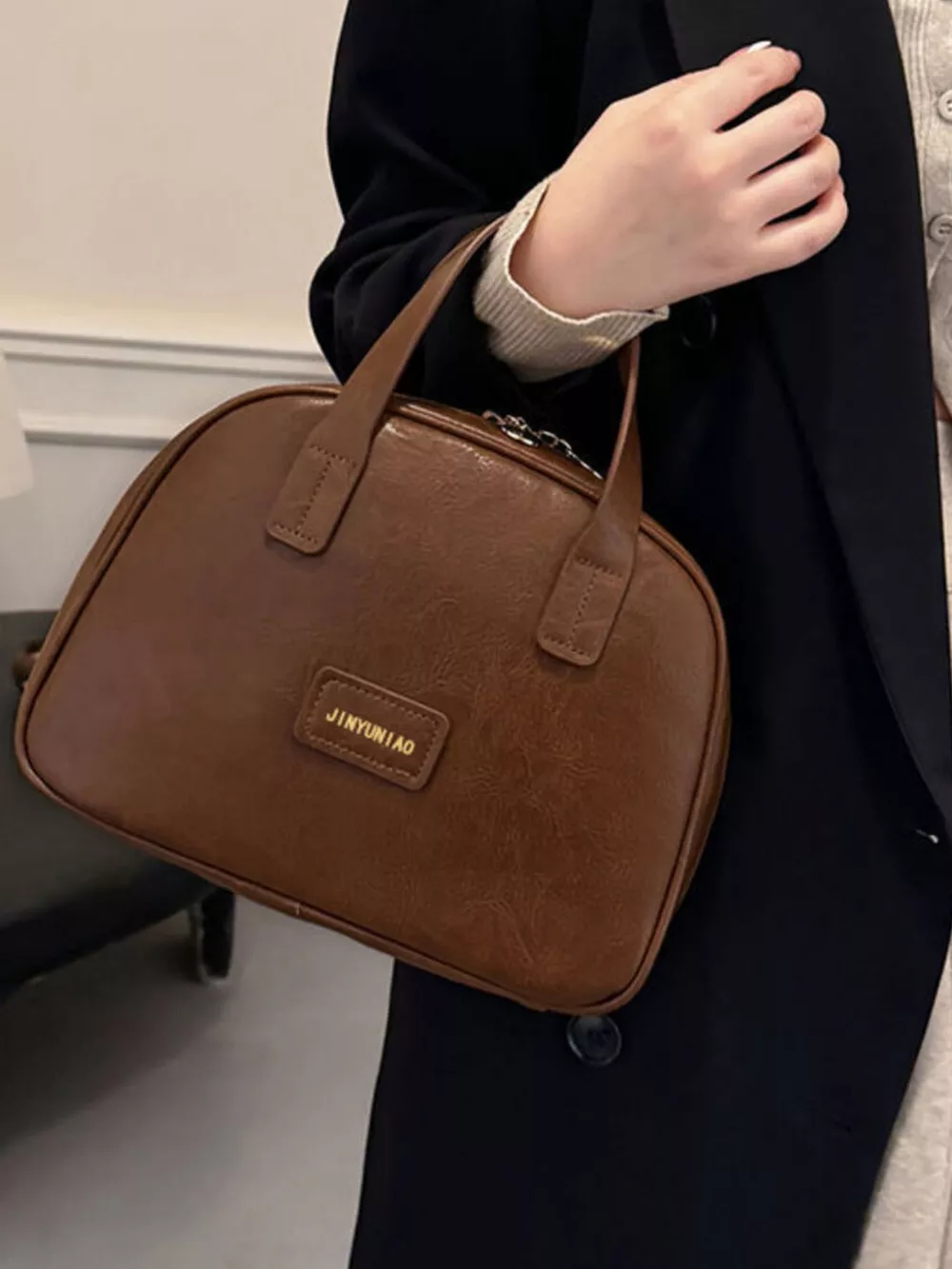 Top Handle Makeup Handbag, image 5