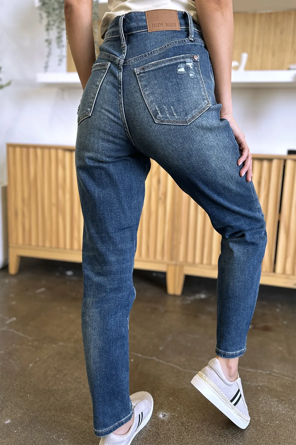 Full Size Tummy Control High Waist Slim Jeans, image 15