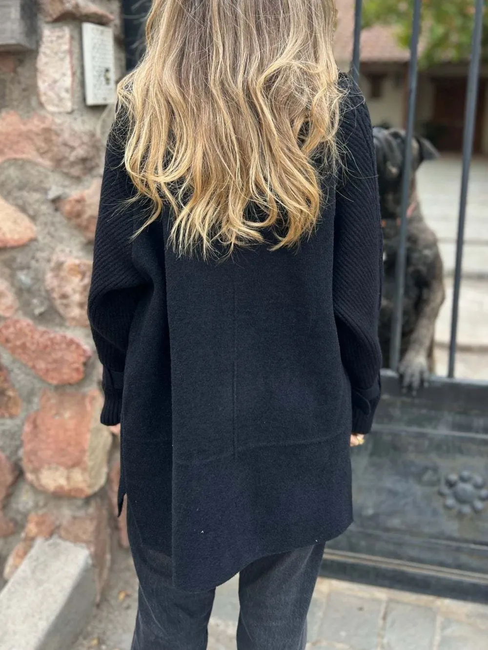 Full Size Texture Knit Longline Coat Plus Size, image 10