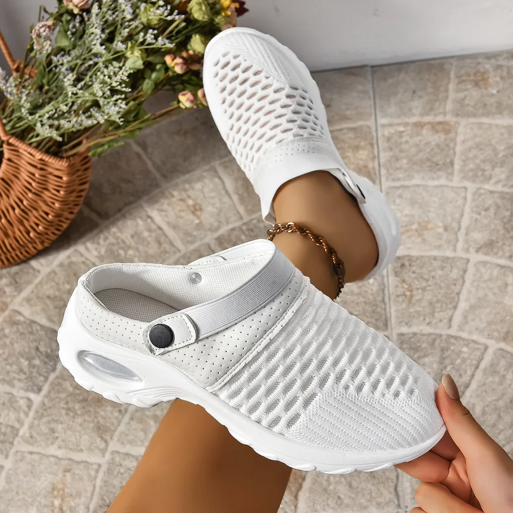 Breathable Mesh Round Toe Sneakers, image 3