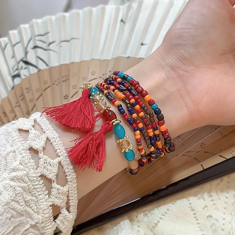 Tassel Rice Bead Bracelet, image 6