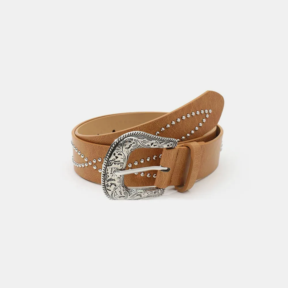 PU Leather Rhinestone Belt, image 9