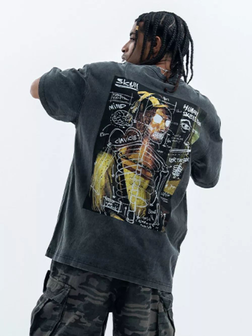 Men's Round Neck Oversized T-Shirt, image 3