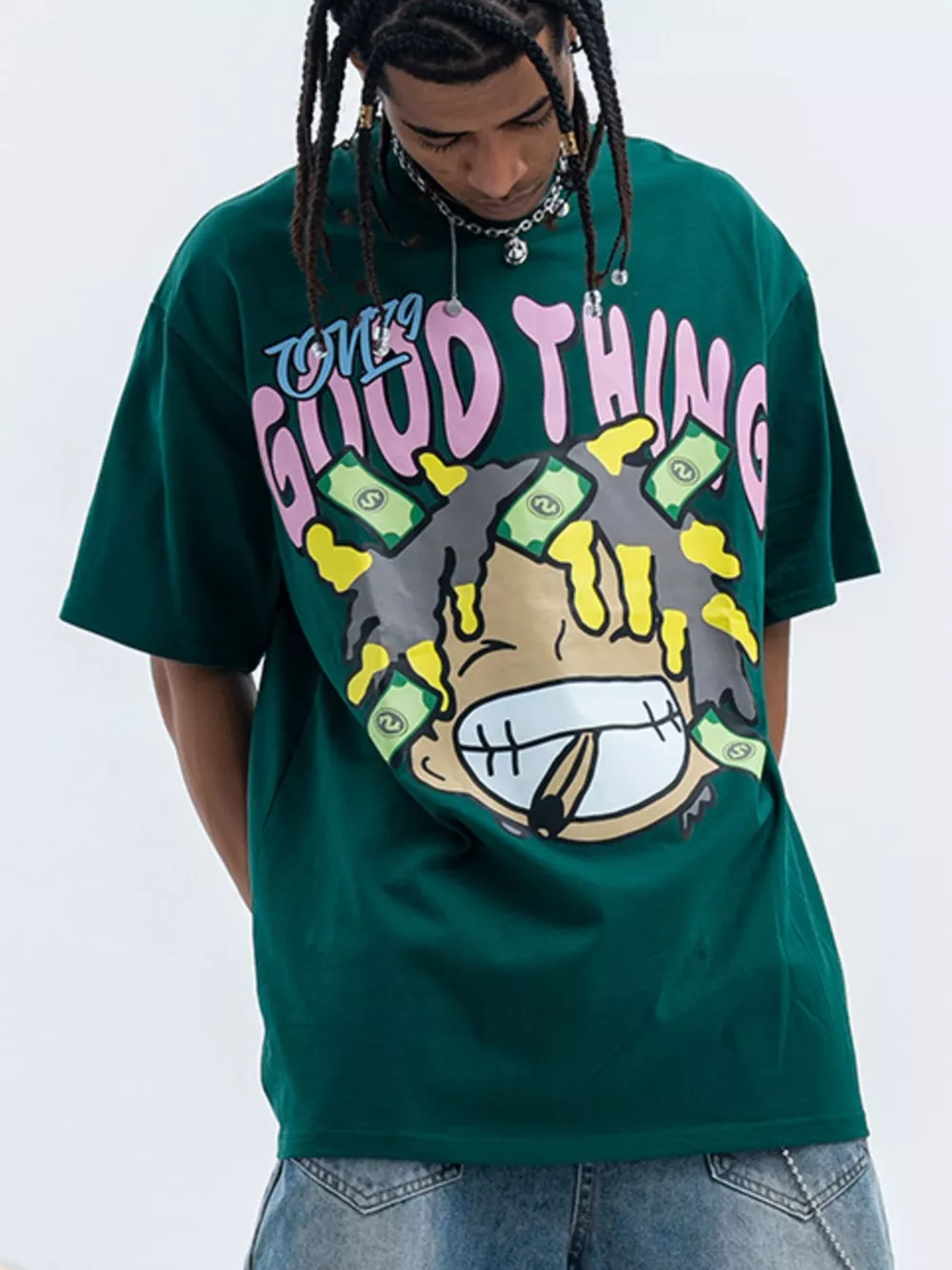 Men's Graphic Round Neck Casual T-Shirt, image 6