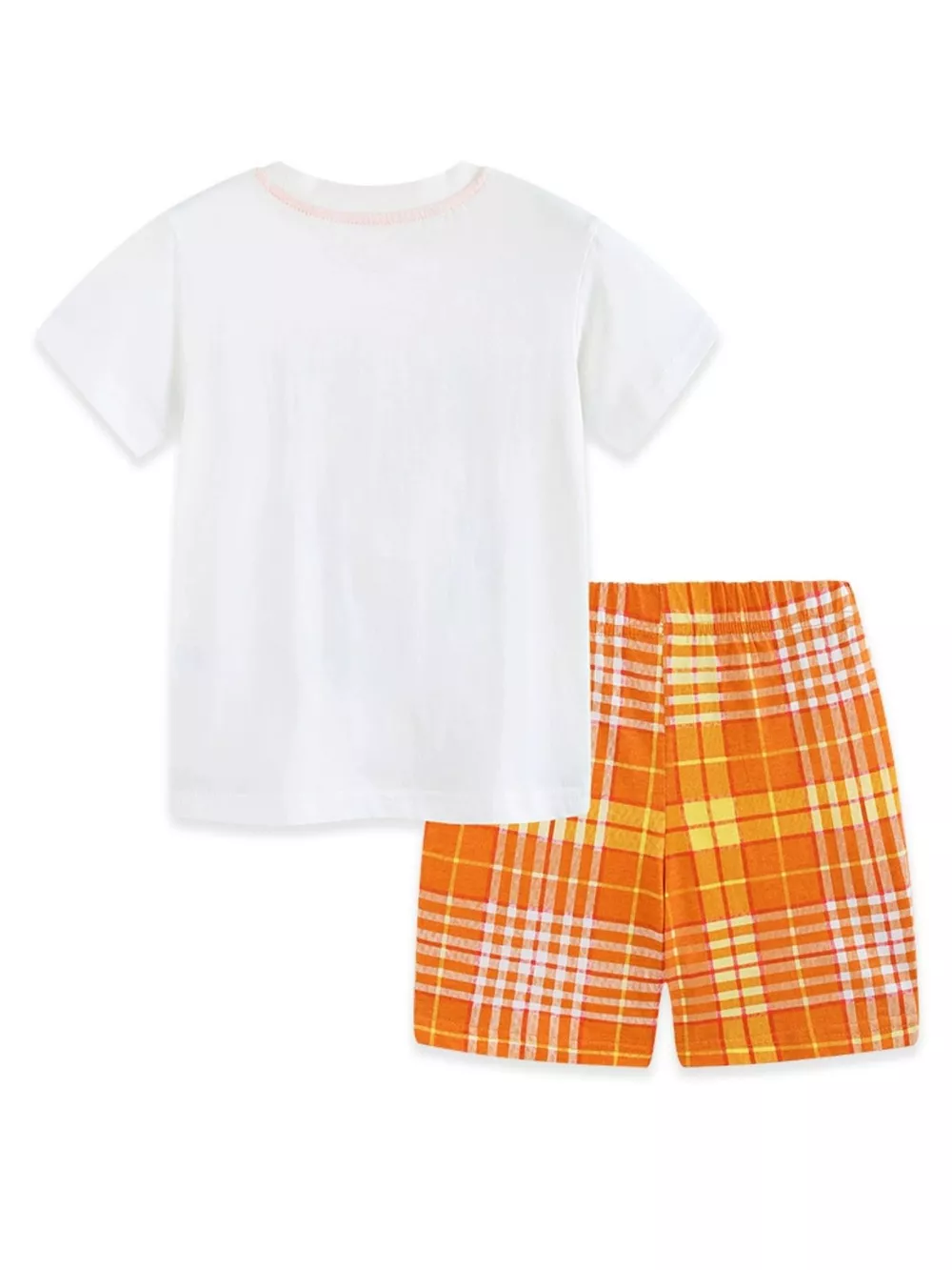 Children's Crab Graphic Tee & Plaid Shorts Set, image 5