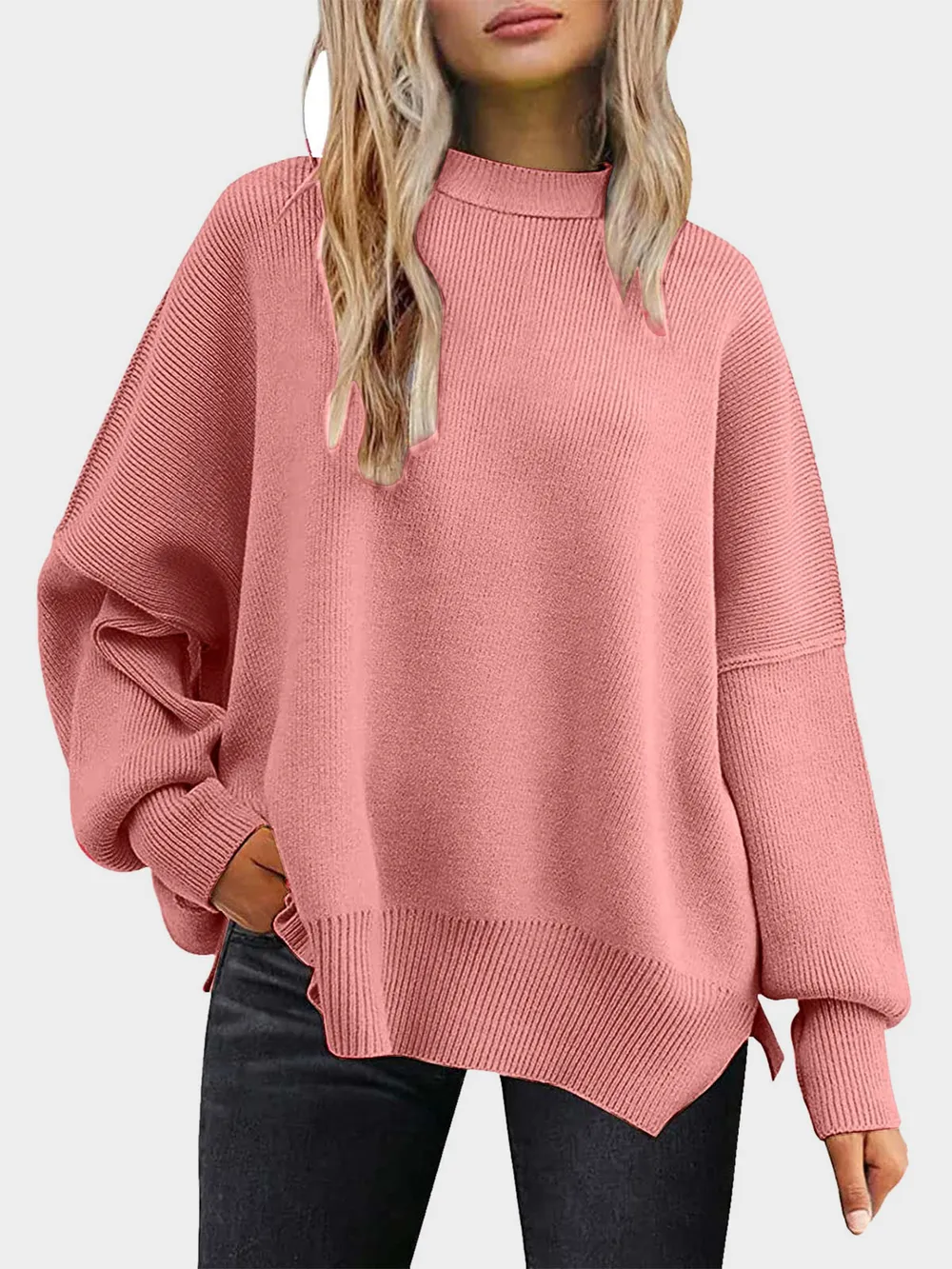 Round Neck Long Sleeve Sweater, image 21