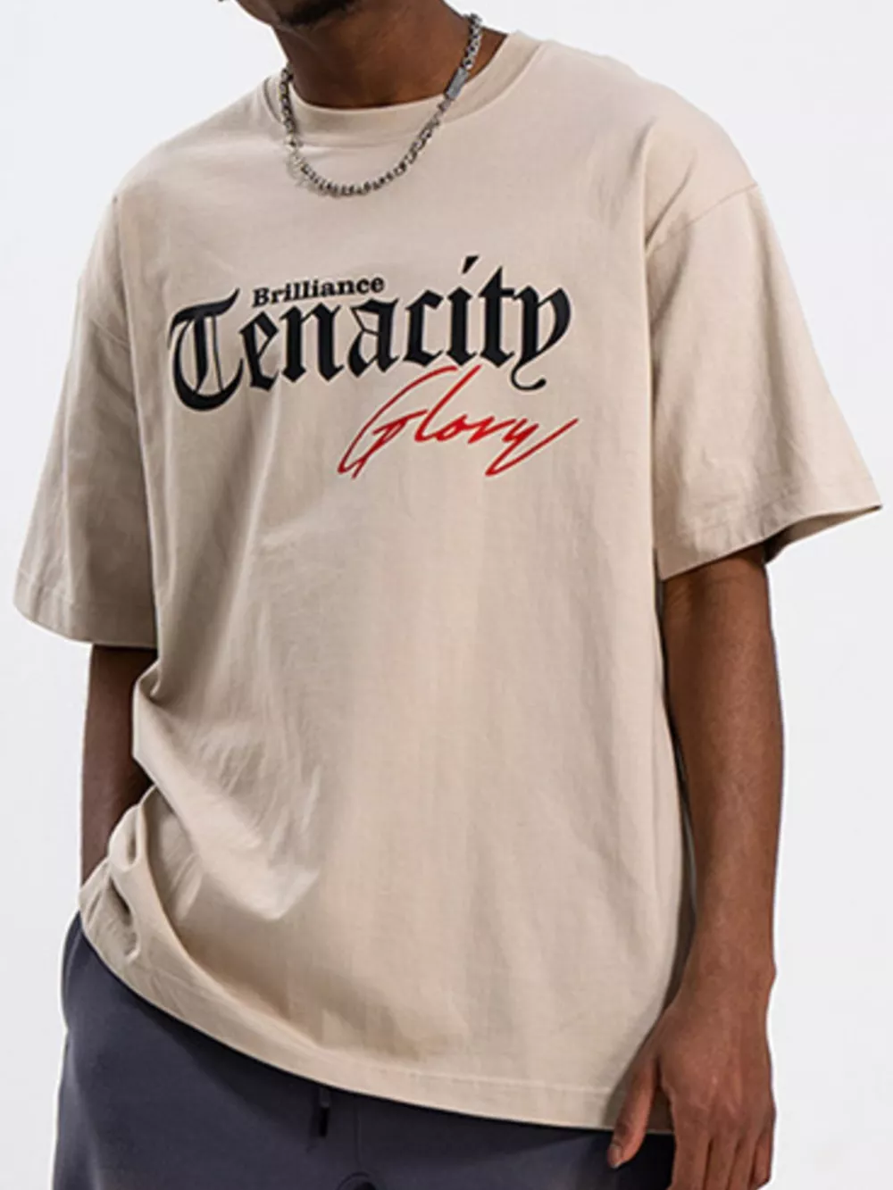 Men's Round Neck Short Sleeve T-Shirt, image 3