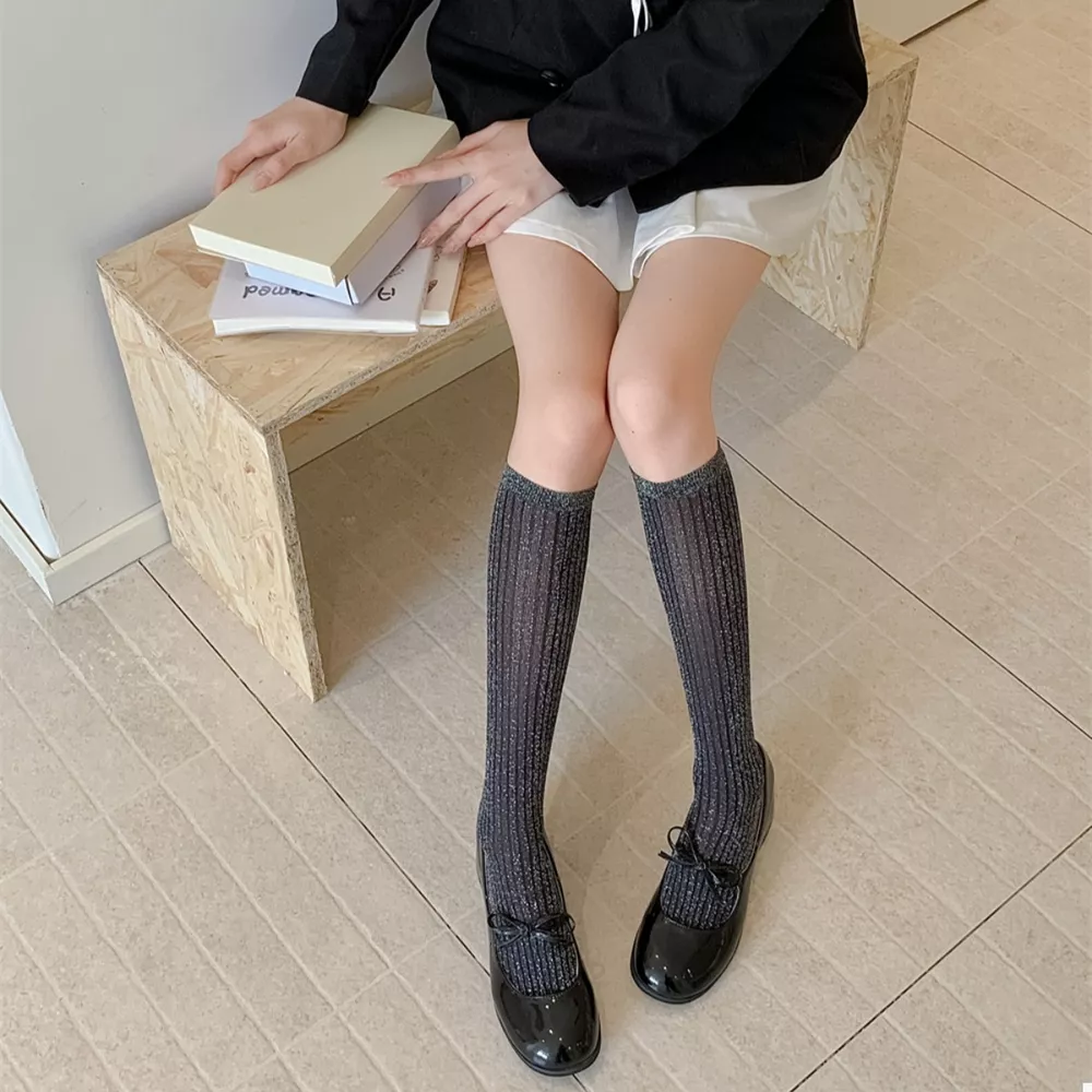 Knee-High Scrunch Socks, image 2