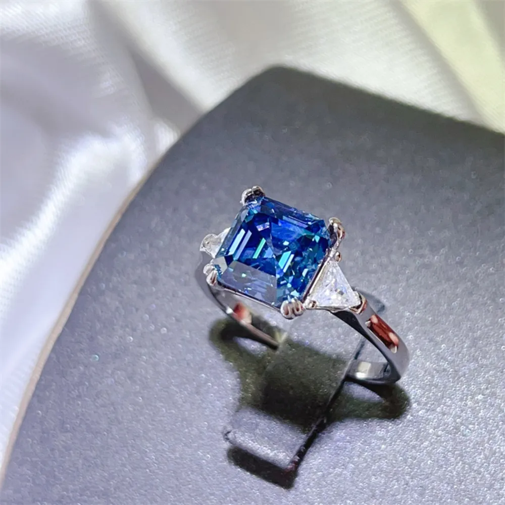 3 Carat Moissanite 925 Sterling Silver Ring, image 7