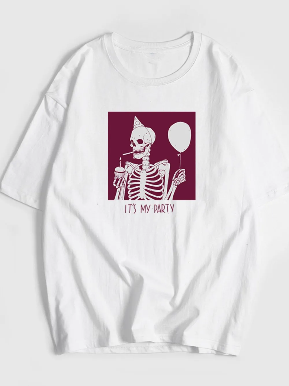 Plus Size Graphic Round Neck Half Sleeve T-Shirt, image 4
