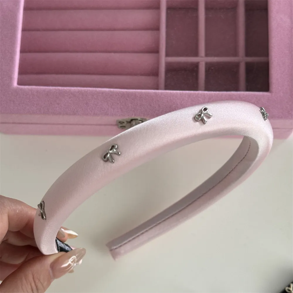 Alloy Bow Trim Headband, image 3