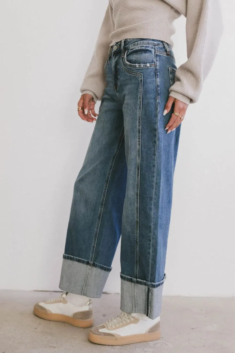Straight Leg Jeans with Pockets, image 5