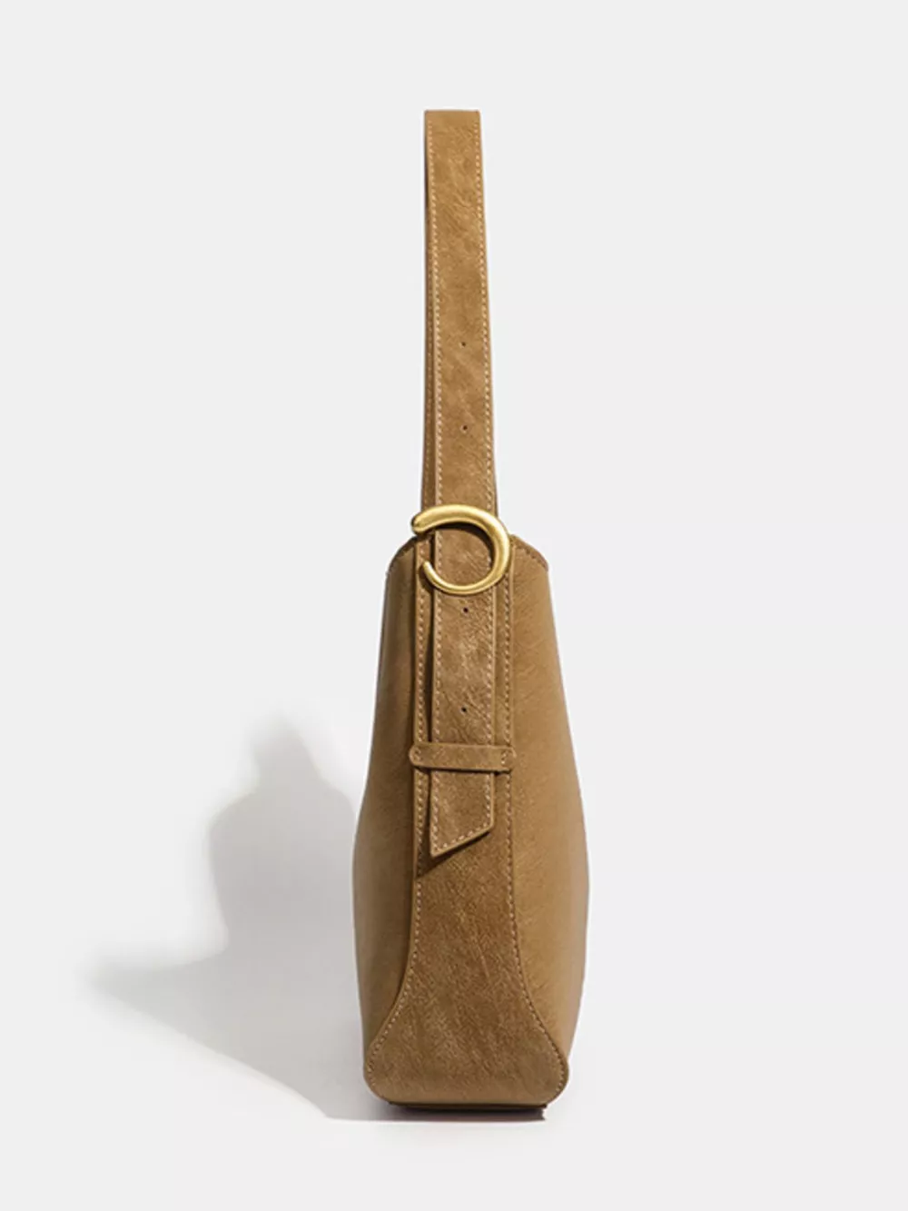 Casual Faux Leather Shoulder Bag, image 4