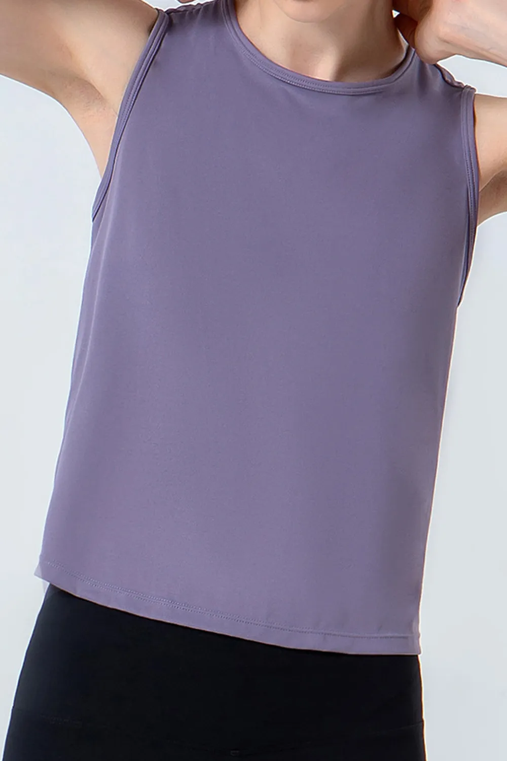 Round Neck Active Tank, image 17