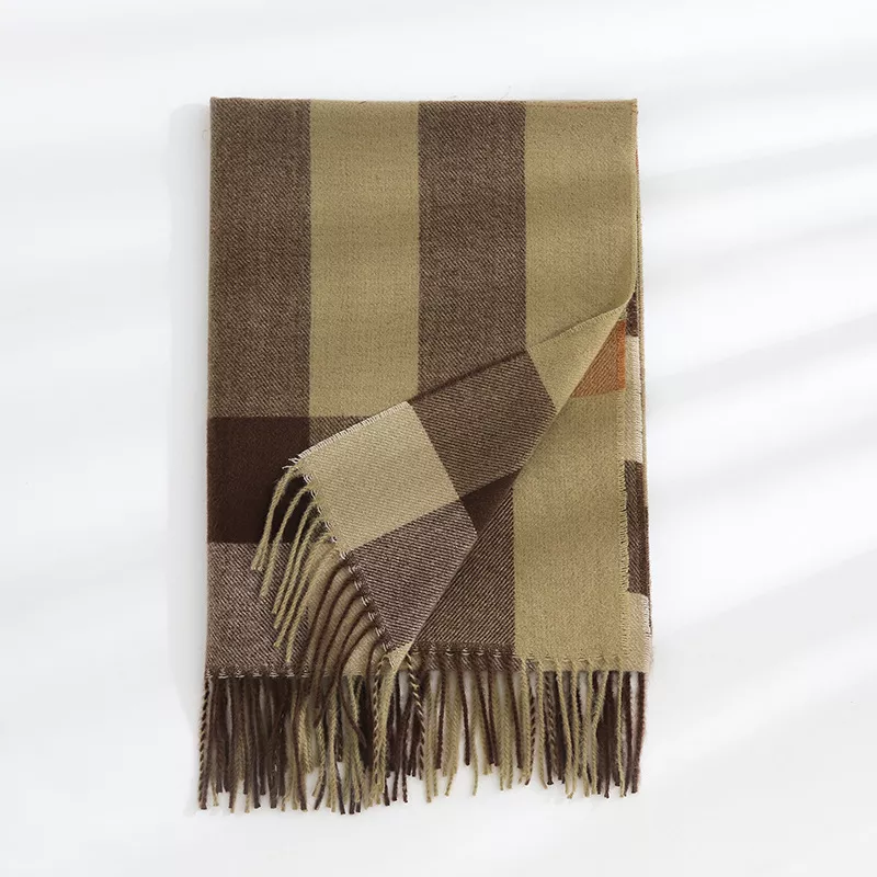 Plaid Tassel Scarf, image 6